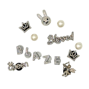 Pack of 14 Charms- Silver