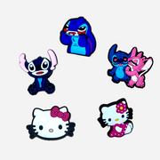 Clogs Charms - Stitch and Hello Kitty