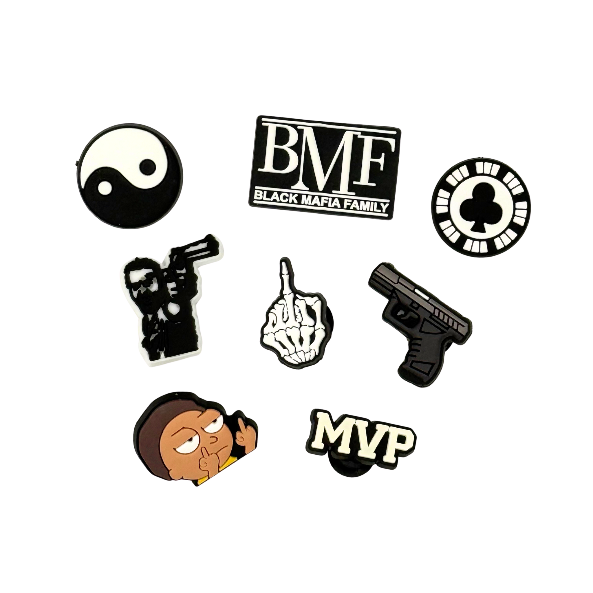 Pack of 8 Charms - BMF