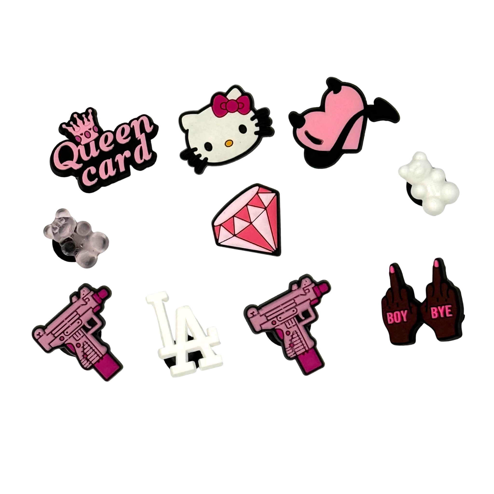 Pack of 8 Clogs - Boss lady