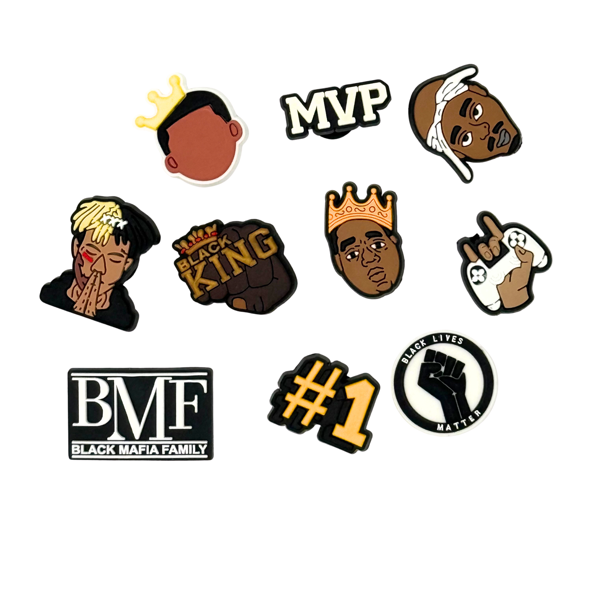 Pack of 10 Charms – BLM