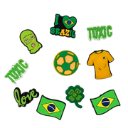 Pack of 8 Charms - Do Brazil