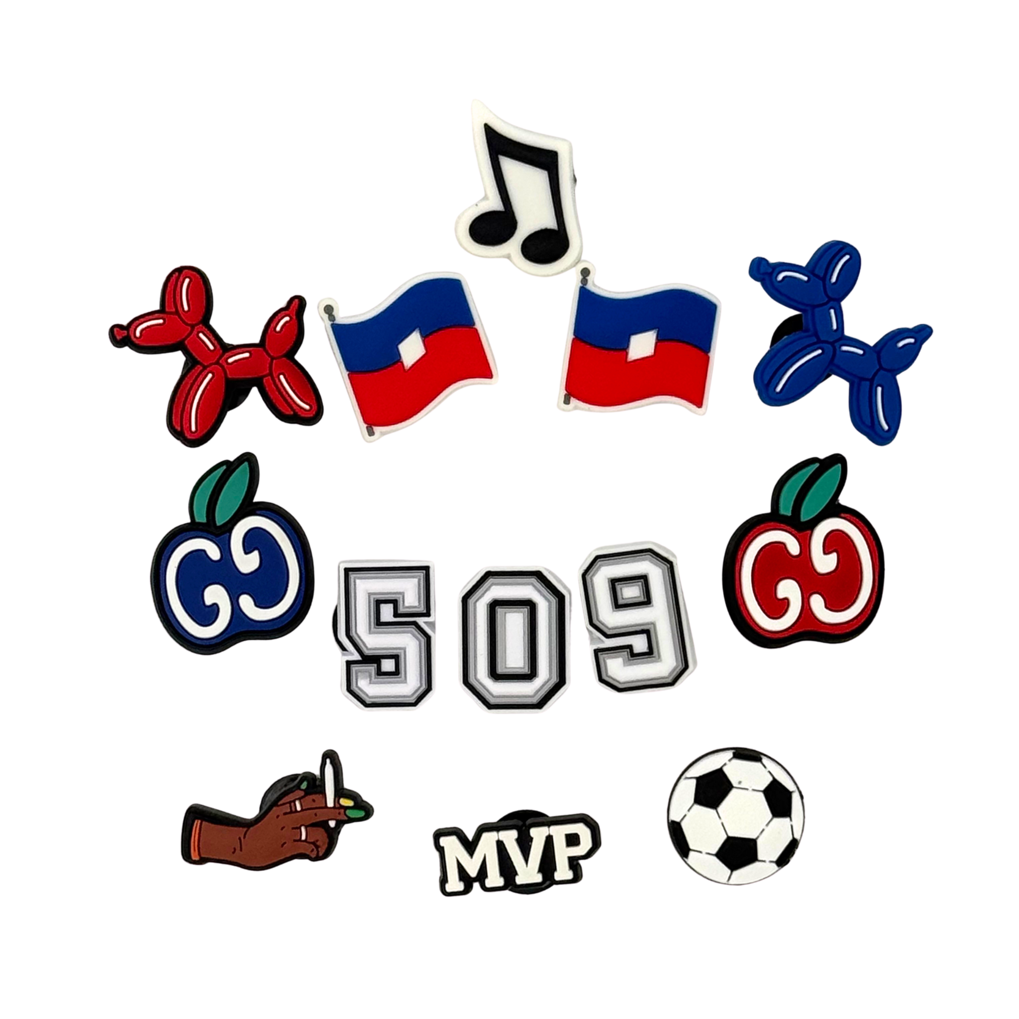 Pack of 10 Charms - Haiti