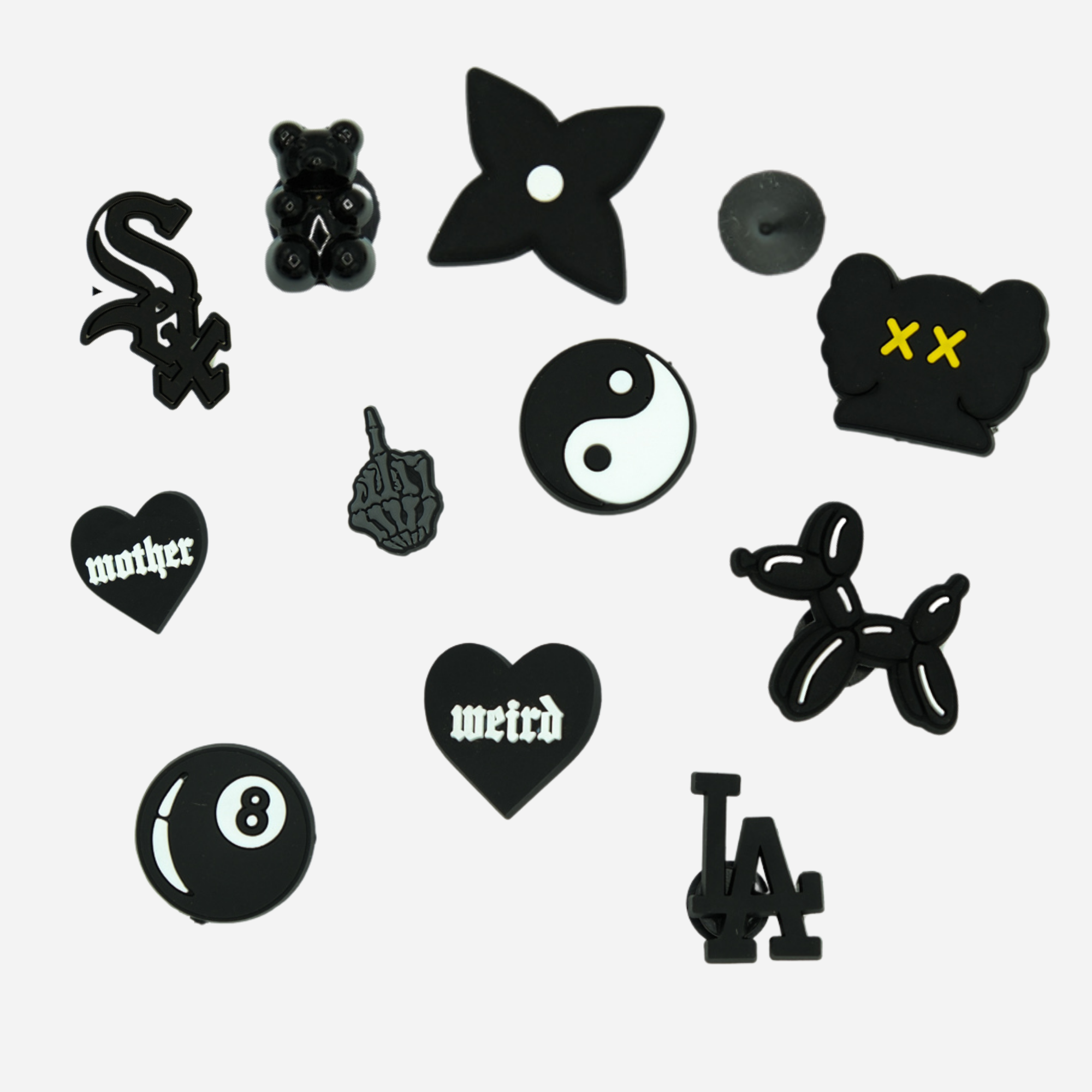 Clogs Charms - Black