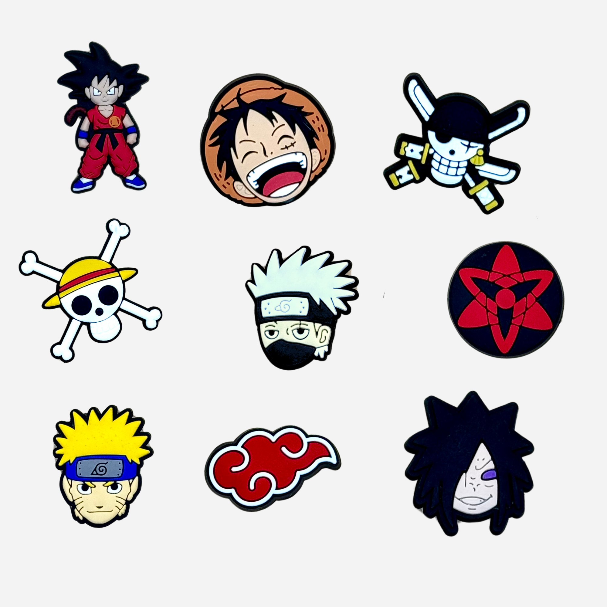 Clogs Charms - One Piece and Naruto