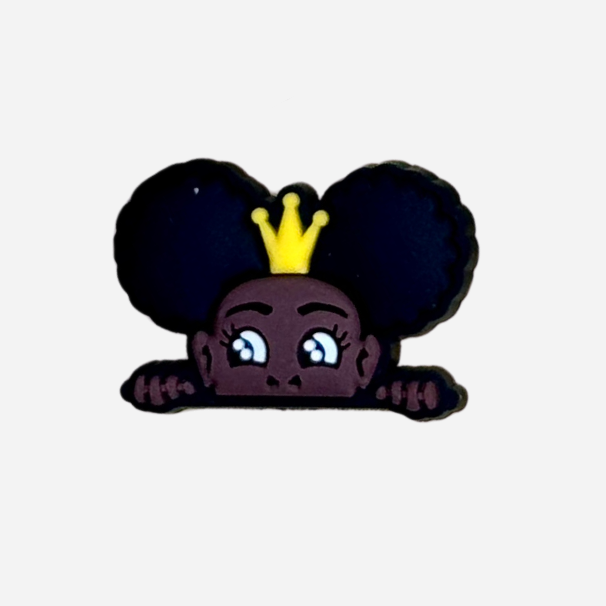 Clogs Charms - Black Power Girl