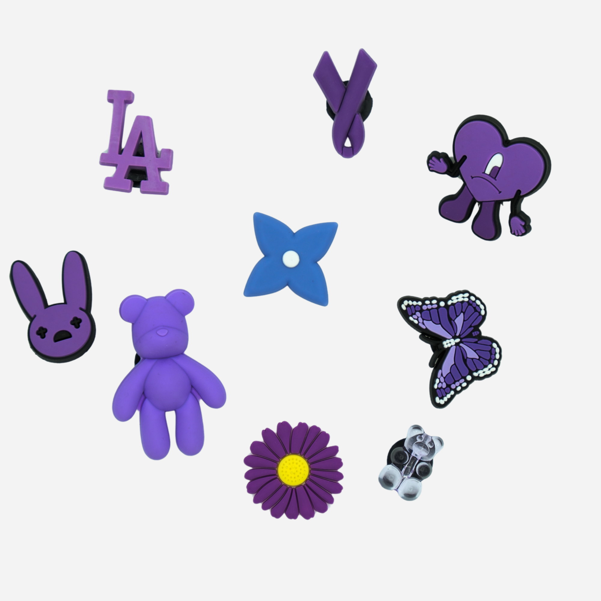 Clogs Charms - Purple