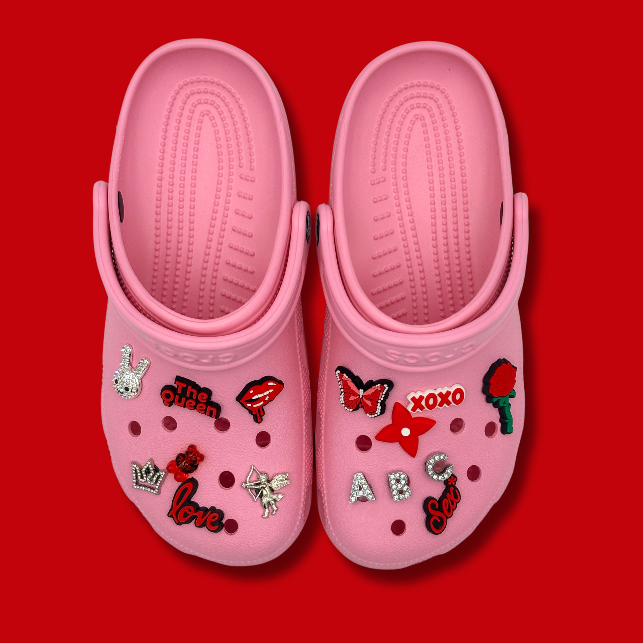 Blaze Red Clogs