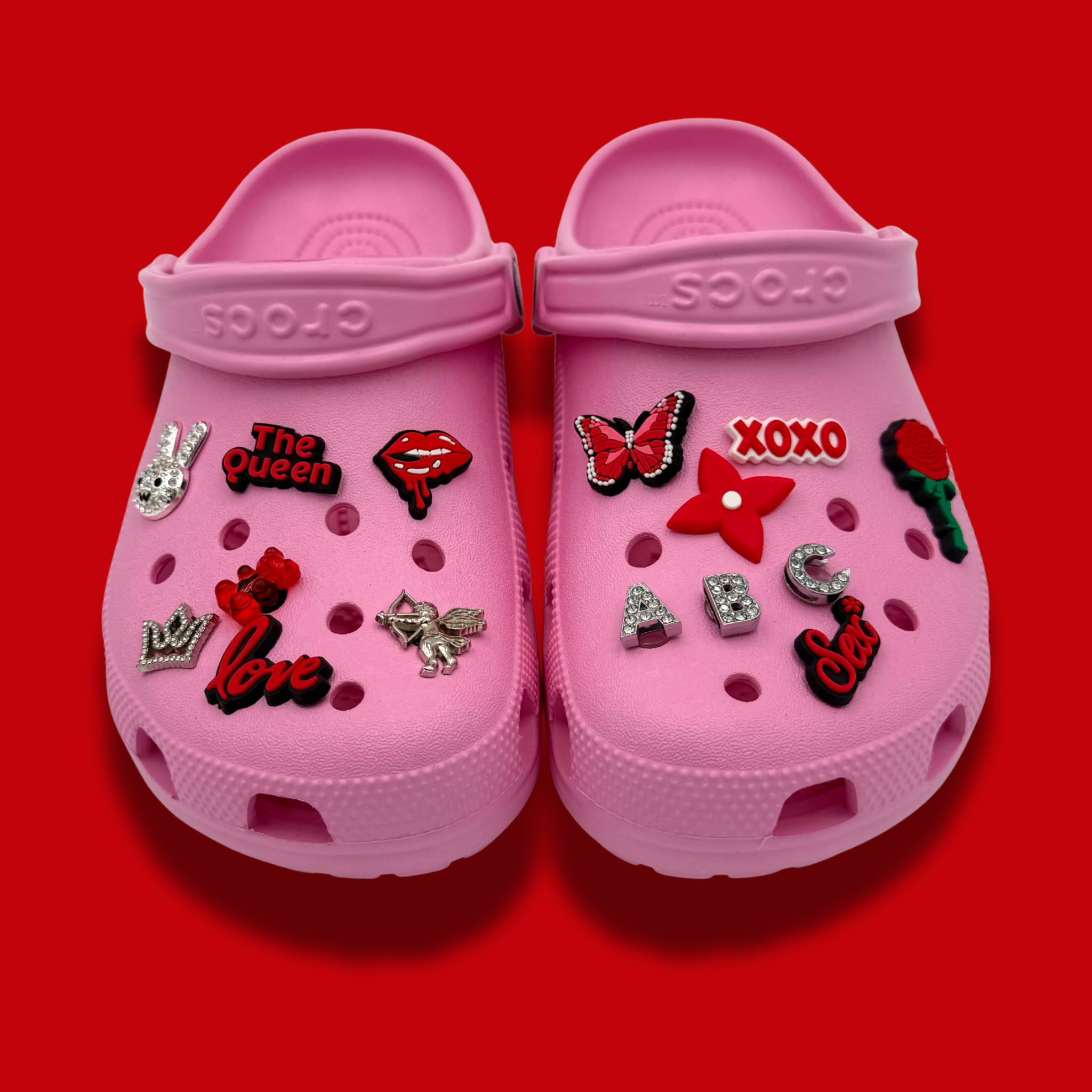 Blaze Red Clogs