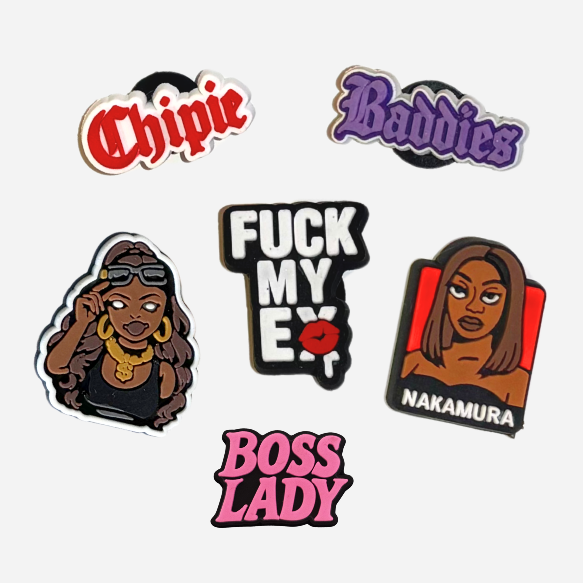 Pins for Clogs - Baddies