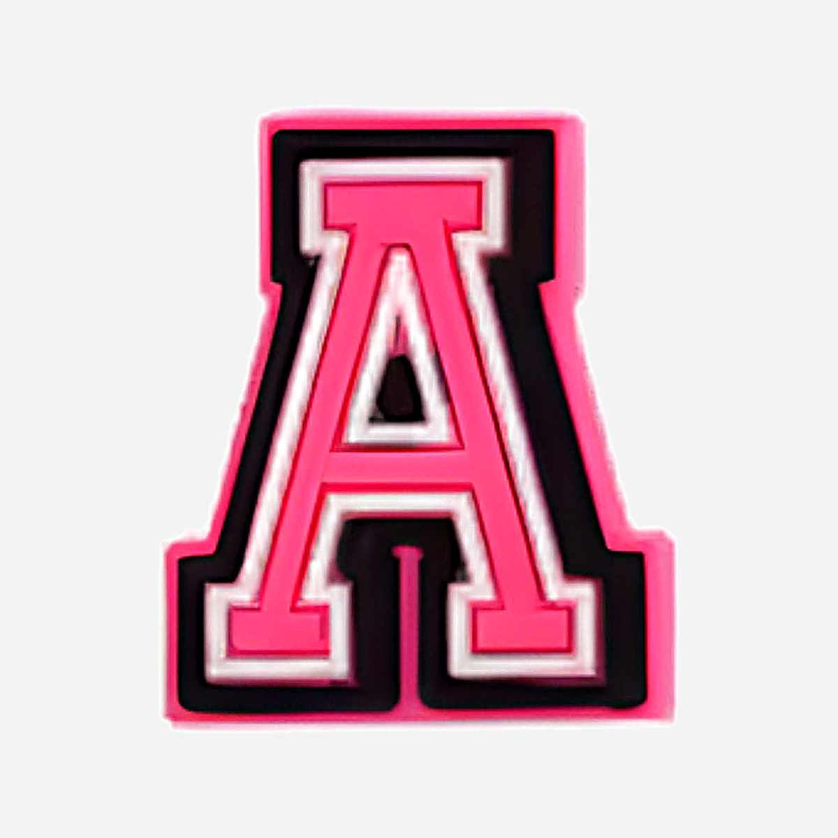 Clogs Charms - Pink Letters