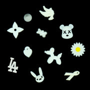 Clogs Charms - White 