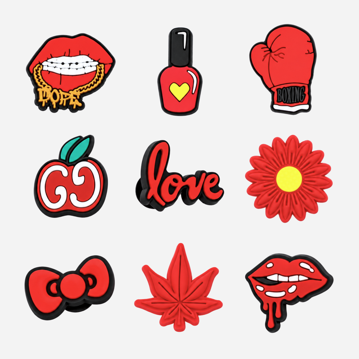 Clogs Charms - Red 1
