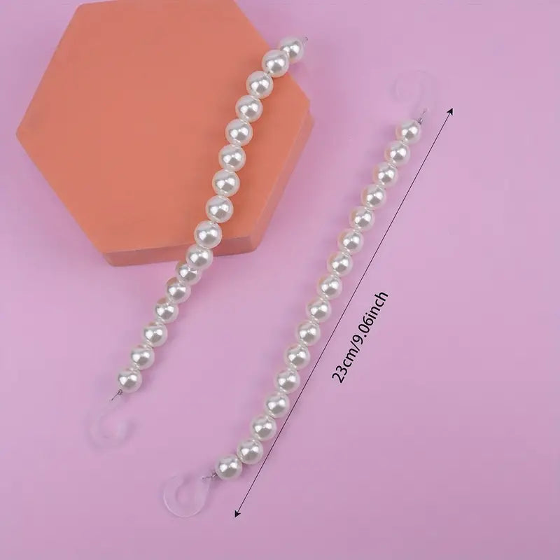 Beaded chain for clogs