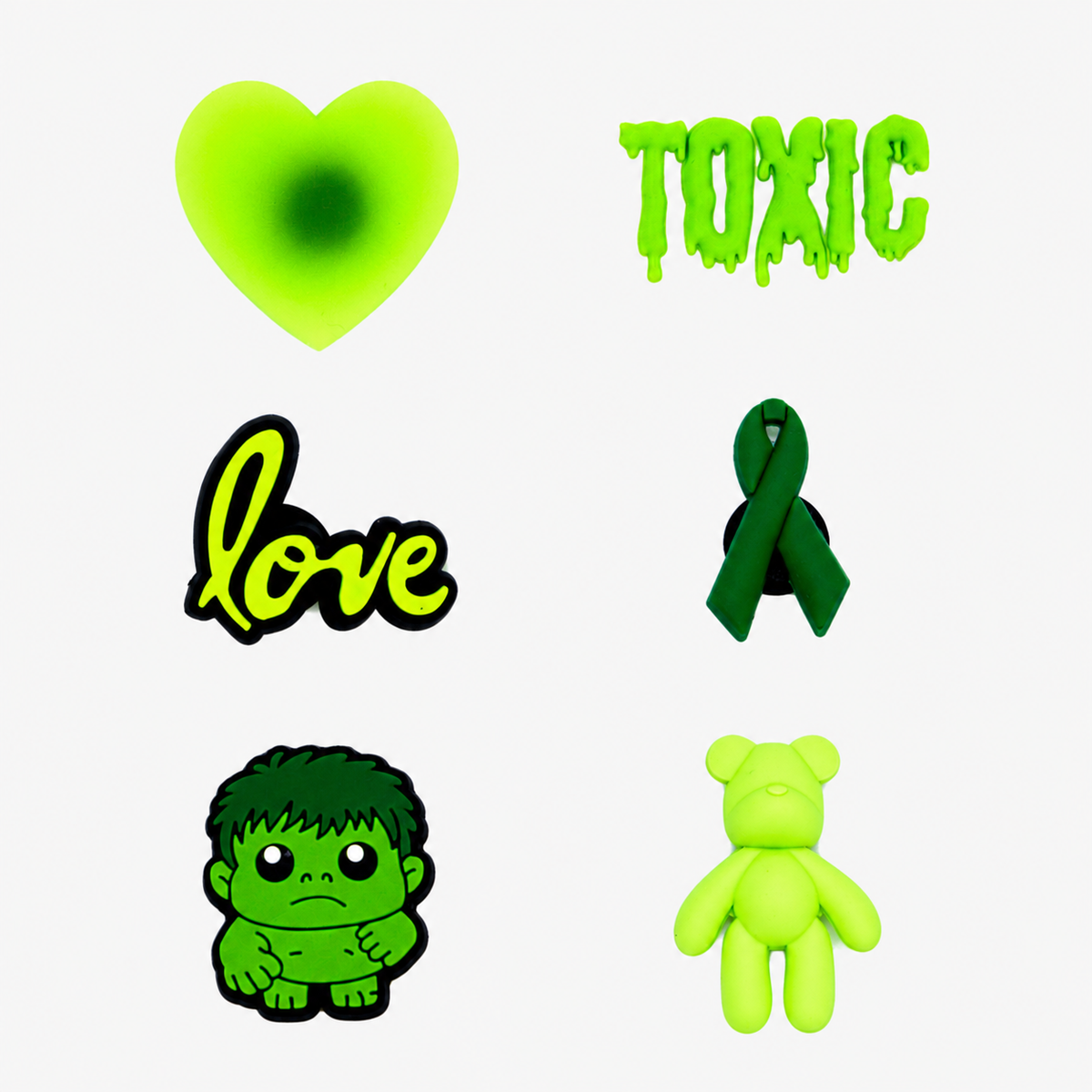 Clogs Charms - Green