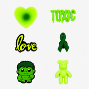 Clogs Charms - Green