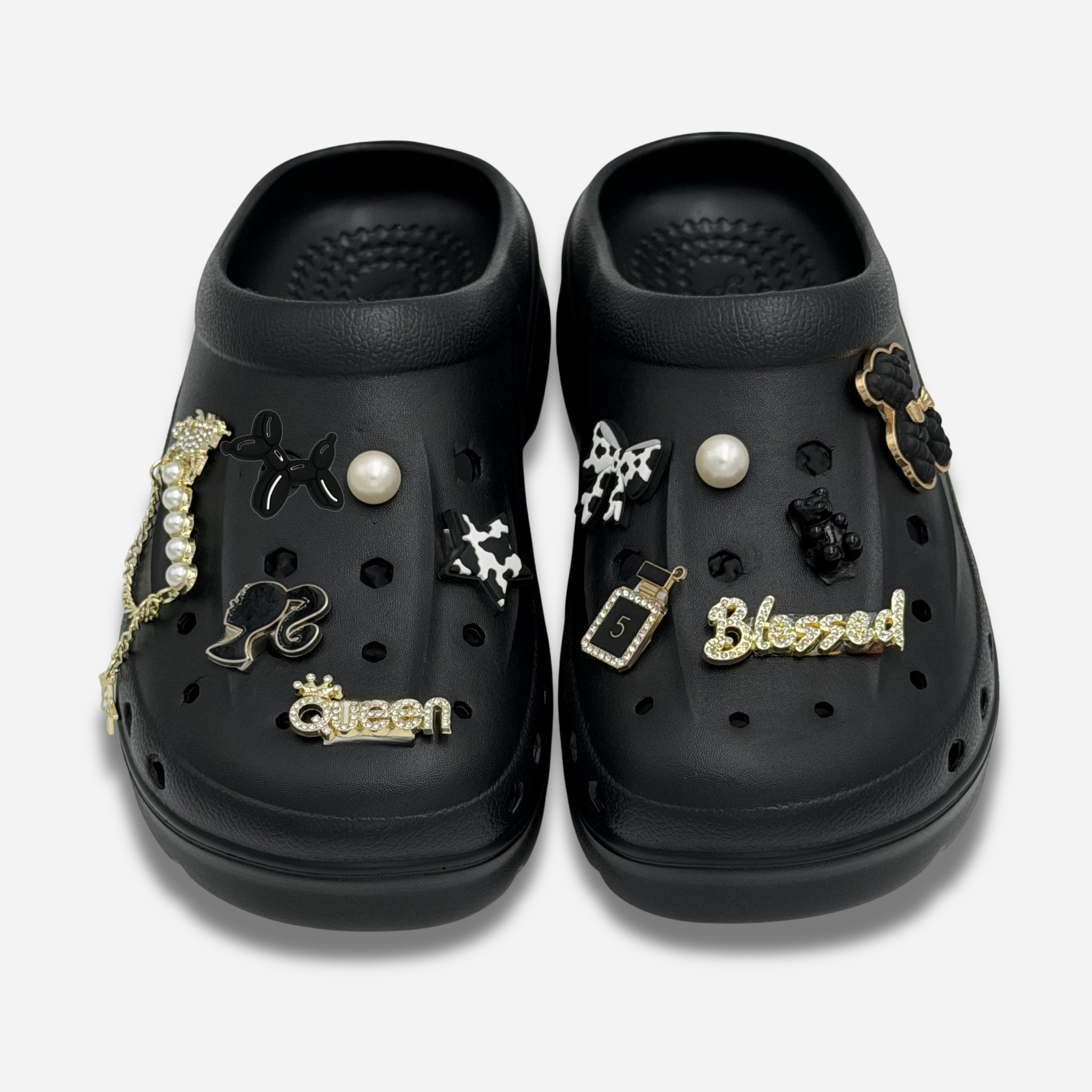 Clogs Hexa Black & Gold