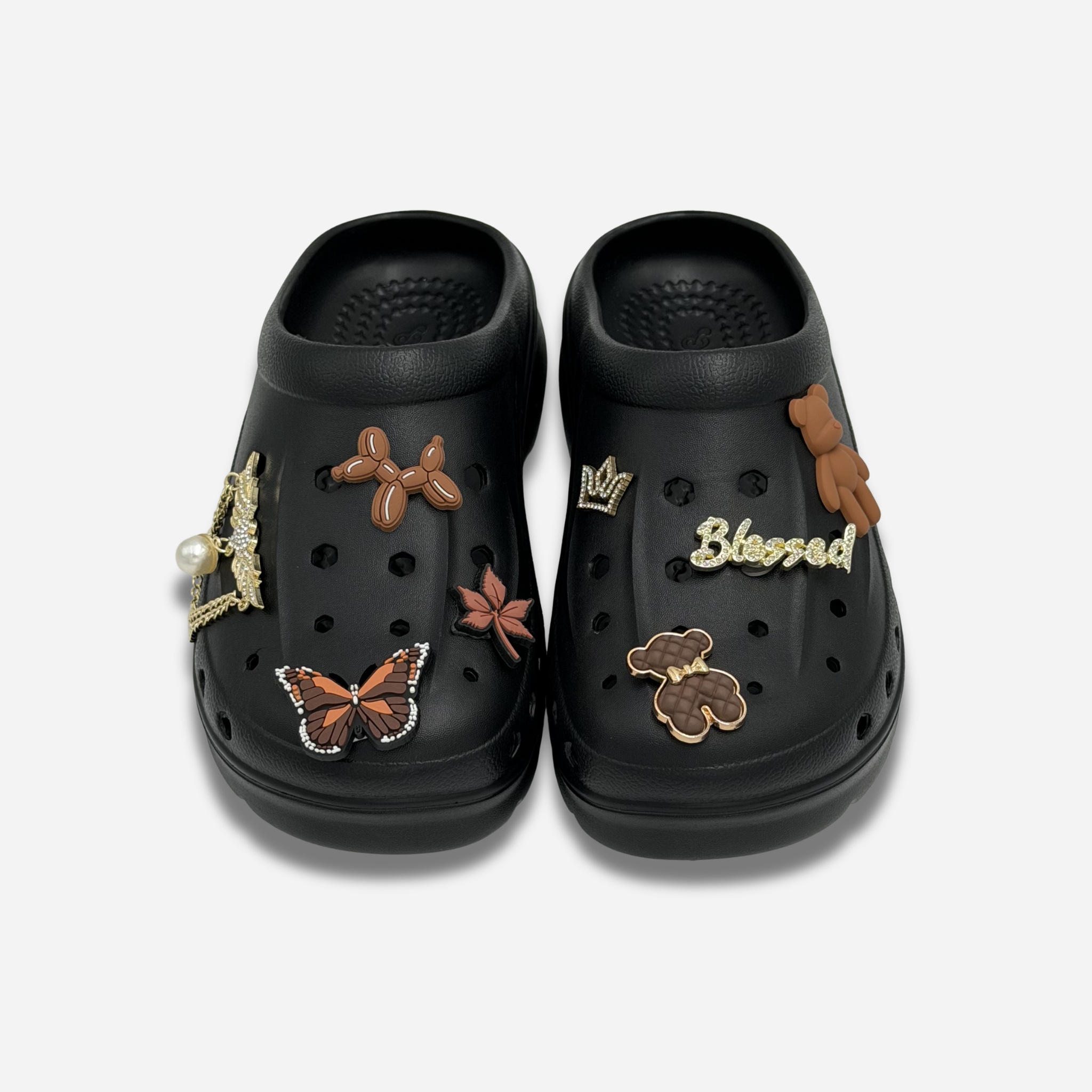 Clogs Hexa Brown & Gold