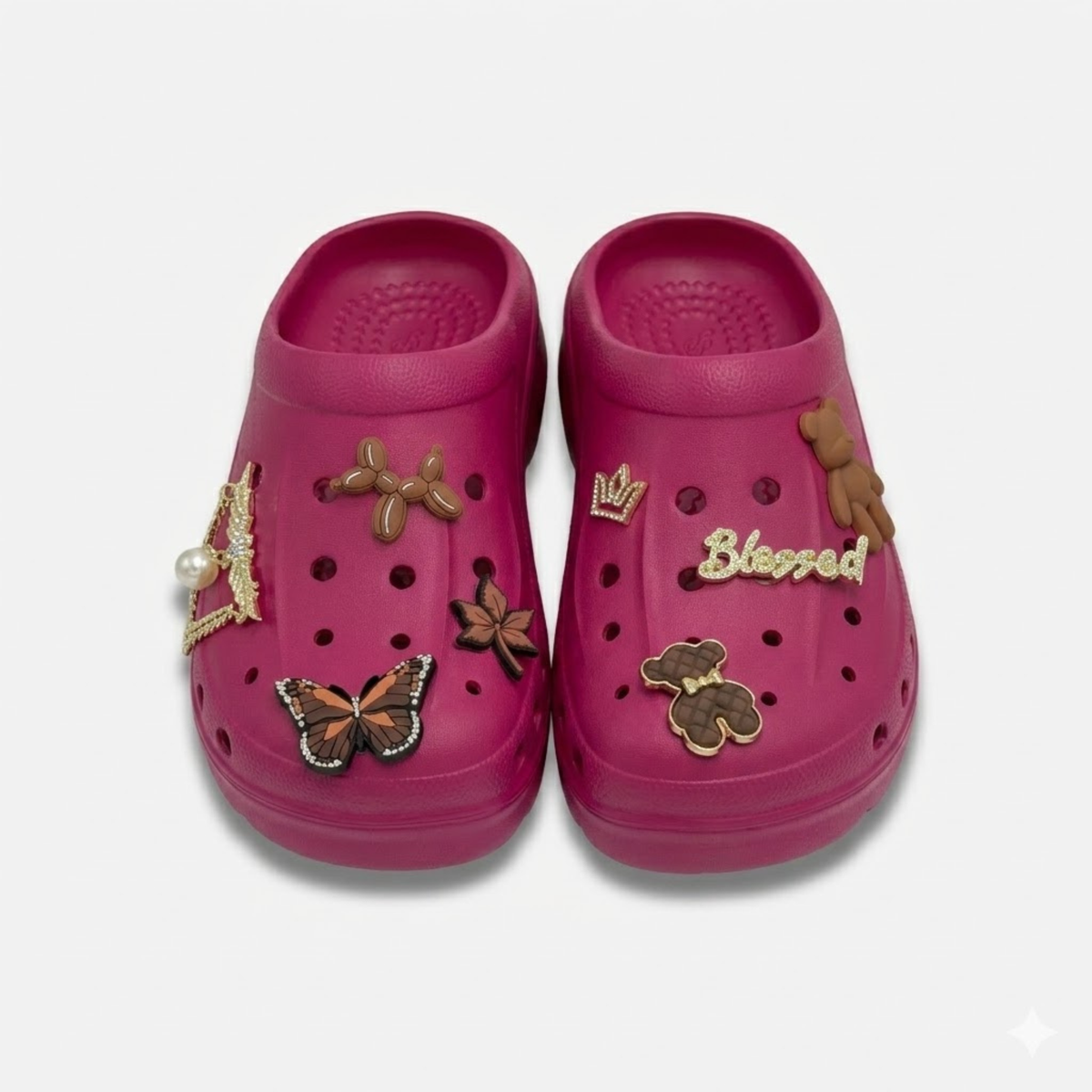 Clogs Hexa Brown & Gold