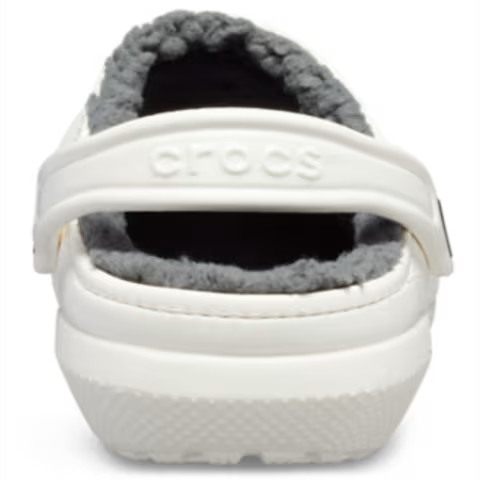 White Fur Clogs
