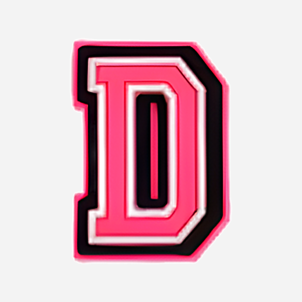 Clogs Charms - Pink Letters