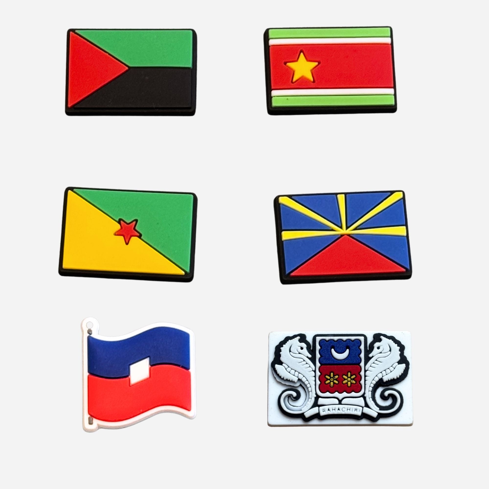 Clogs Charms - Dom Tom Flag