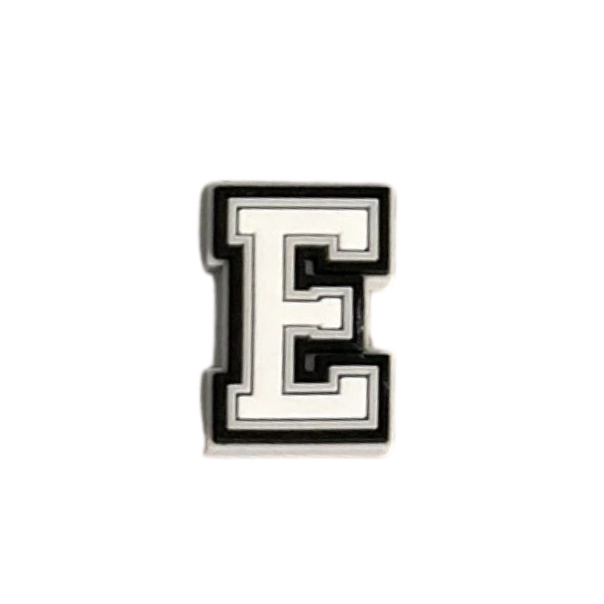 lettre e noir et blanc