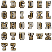 Clog Charms - Letters