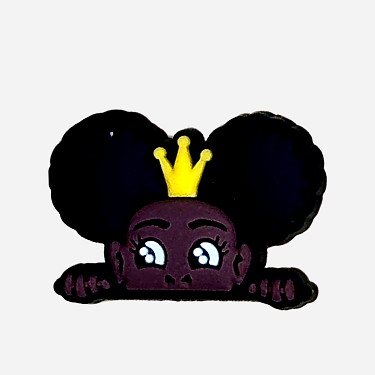 Clogs Charms - Black Power Girl