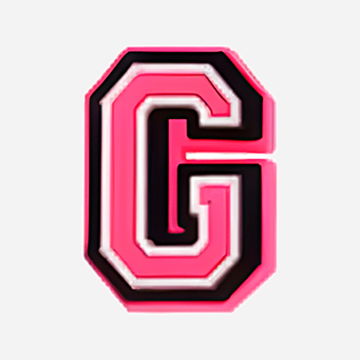Clogs Charms - Pink Letters