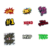 Clogs Charms - Words