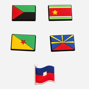 Clogs Charms - Dom Tom Flag