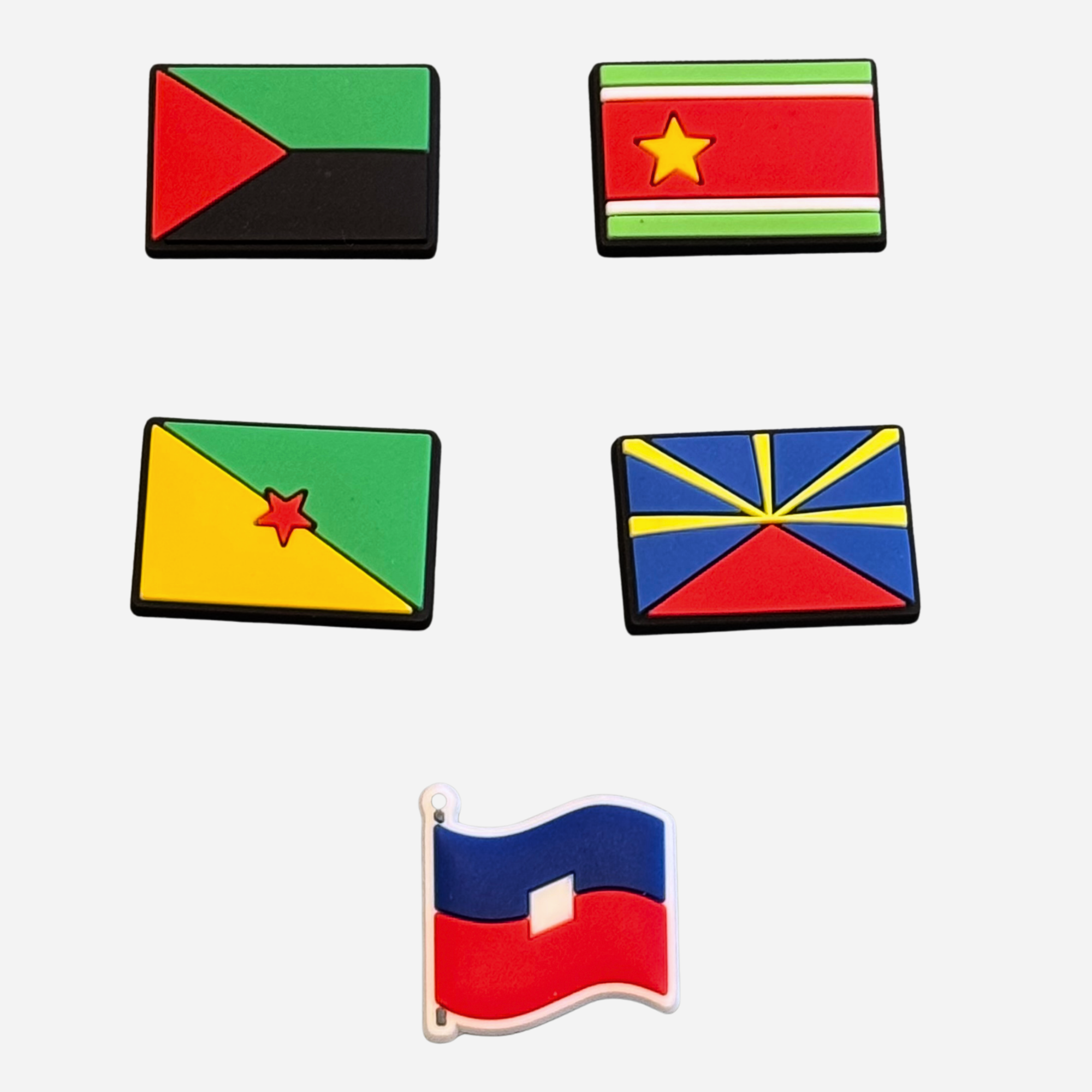 Clogs Charms - Dom Tom Flag