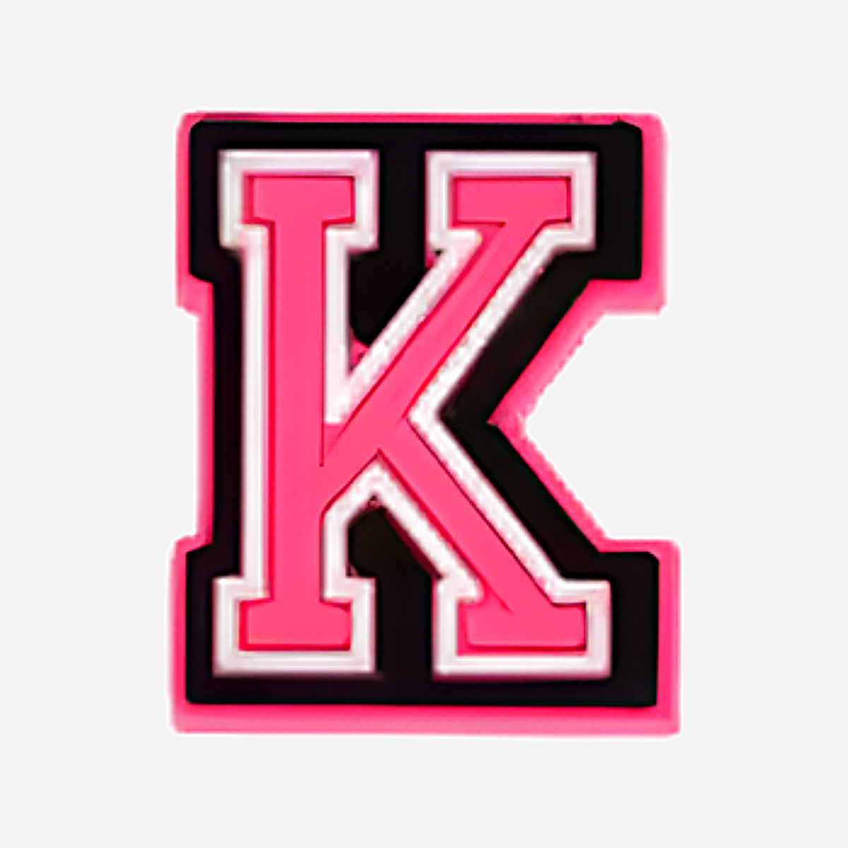 Clogs Charms - Pink Letters