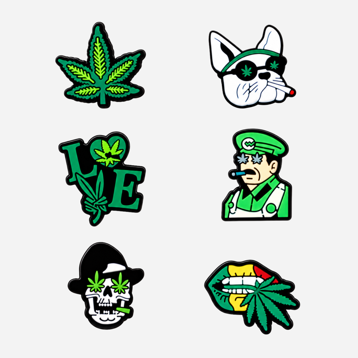 Clogs Charms - Weed