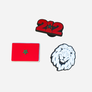 Mini Pack of 3 Enamel Pins - Morocco
