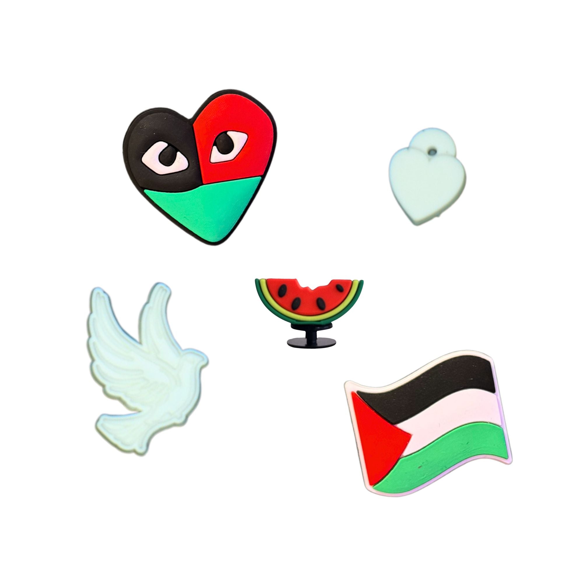 Mini pack of 5 pins - Palestine