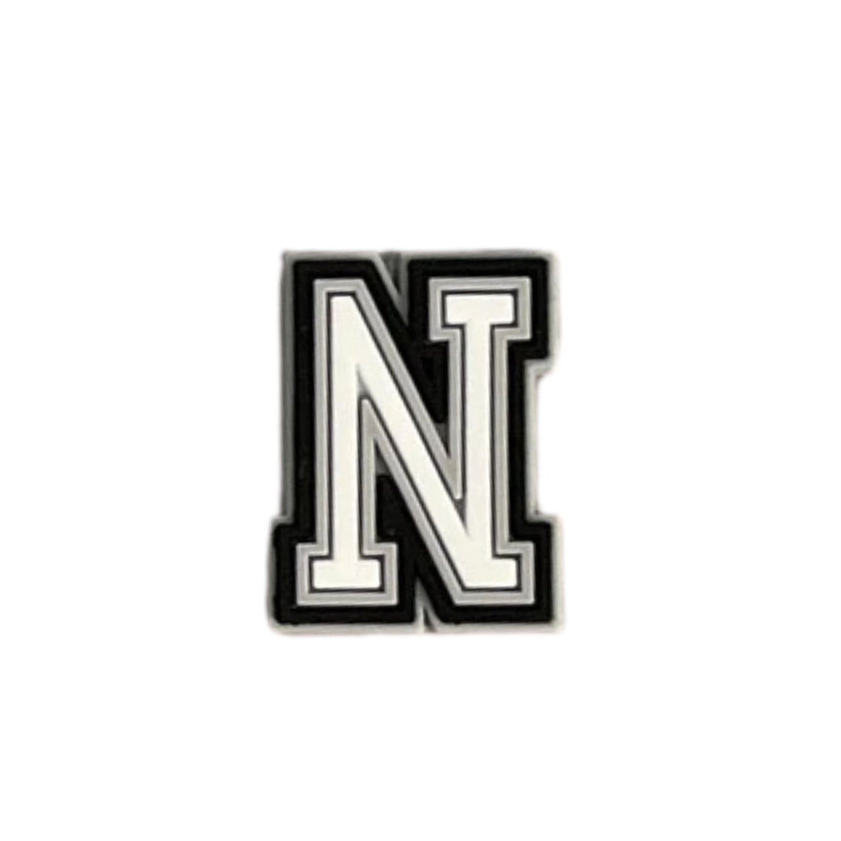 lettre n noir et blanc