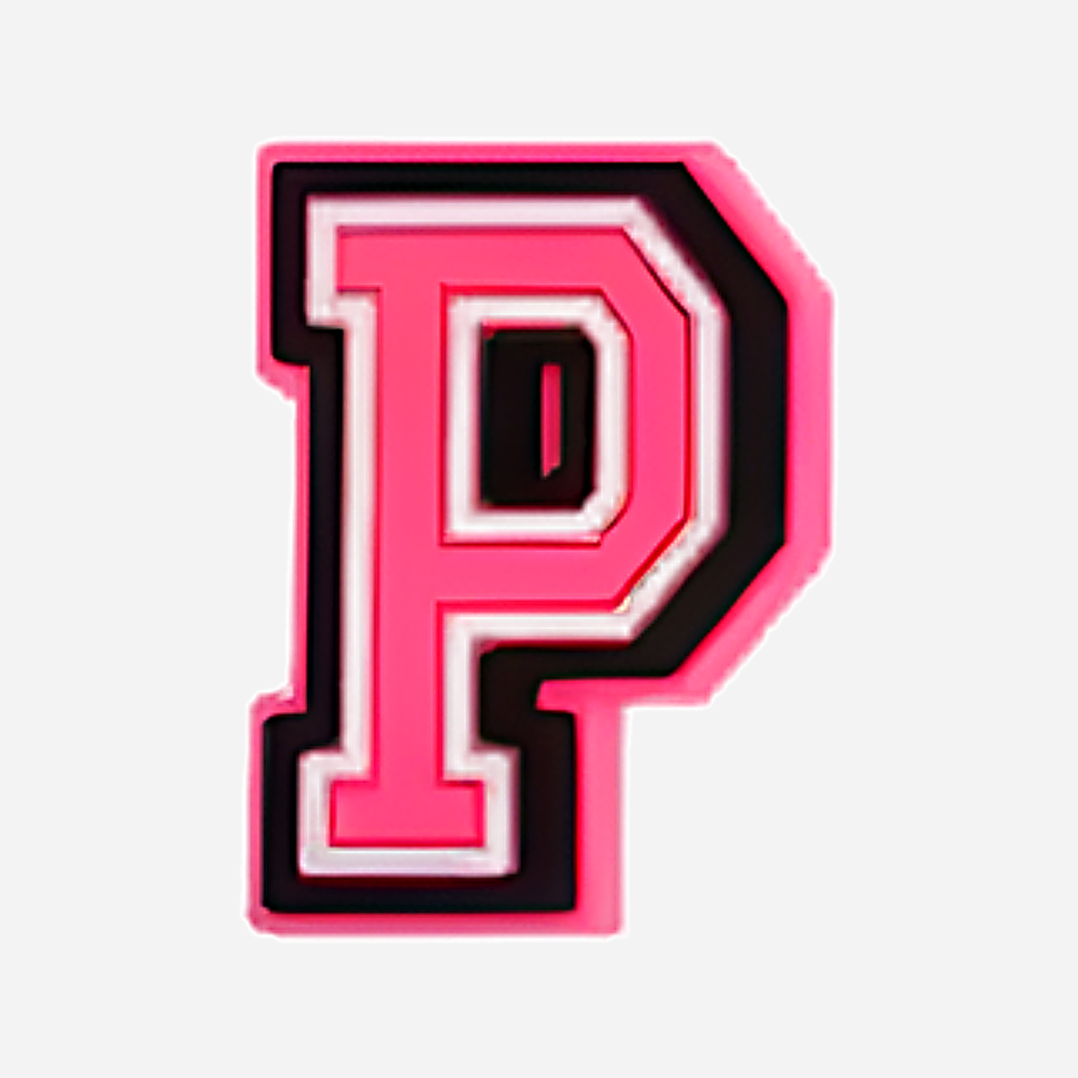 Clogs Charms - Pink Letters