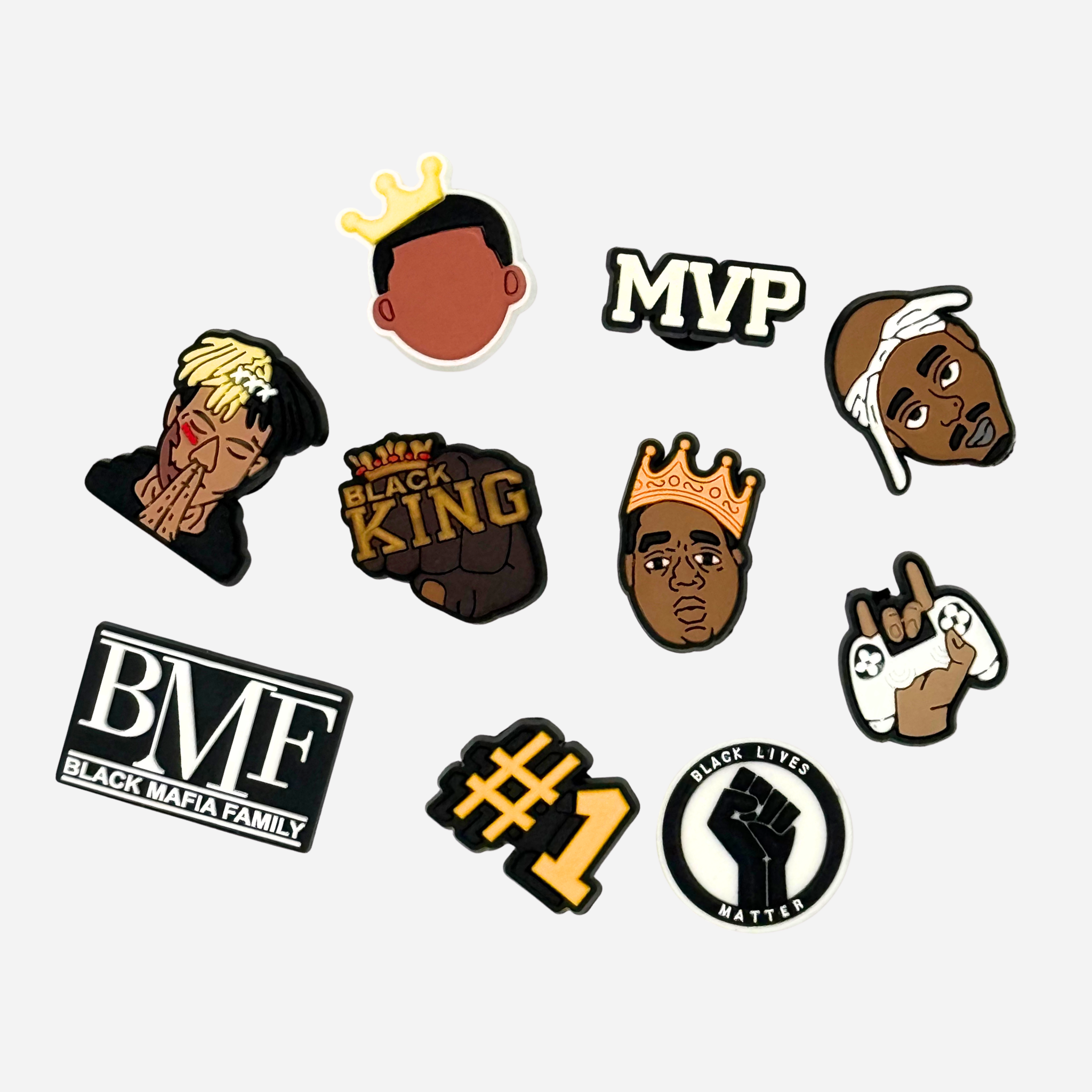 Pack of 10 Charms – BLM