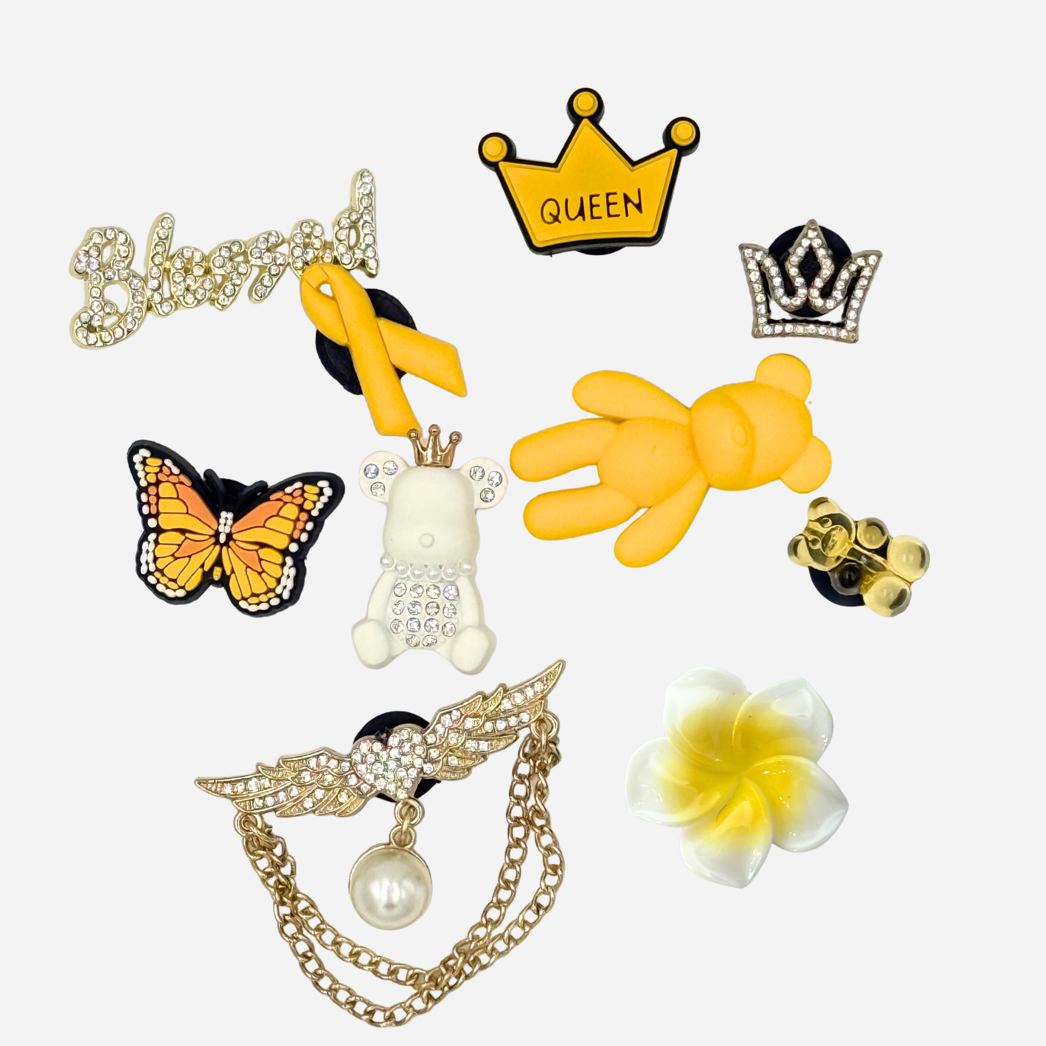 Pack of 11 Charms – Yellow