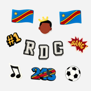 Pack 10 Charms - Congo Kinshasa