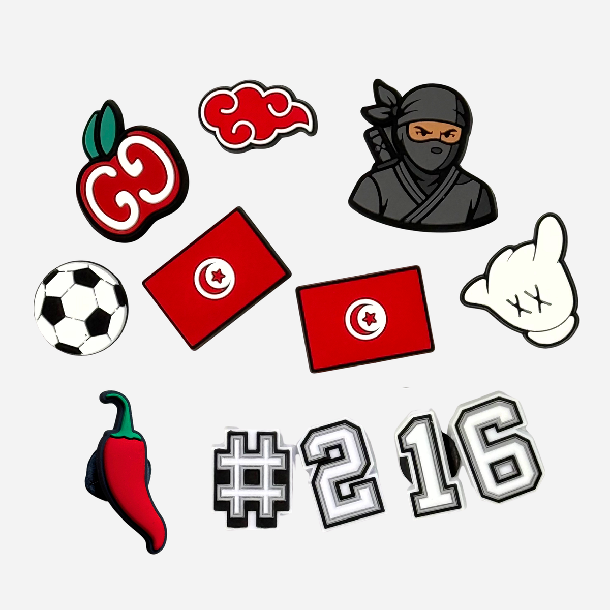 Pack of 11 Charms- Tunisia