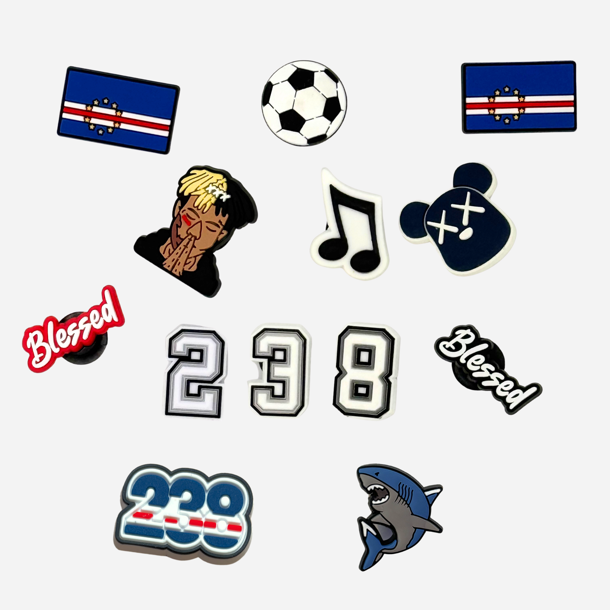 Pack of 9 Charms - Cape Verde