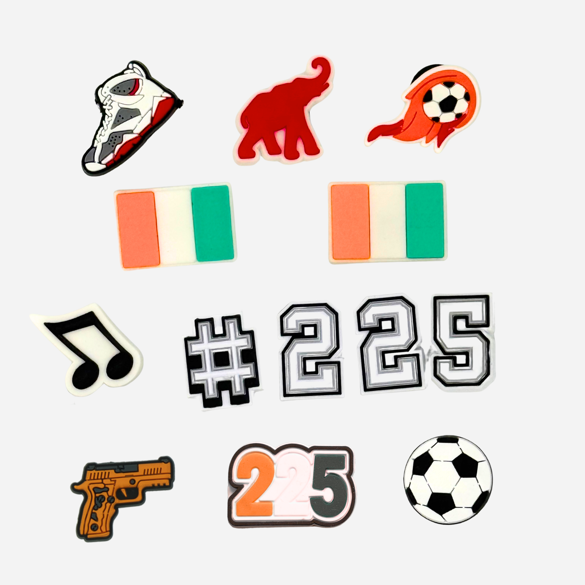 Pack of 10 Charms - Ivory Coast