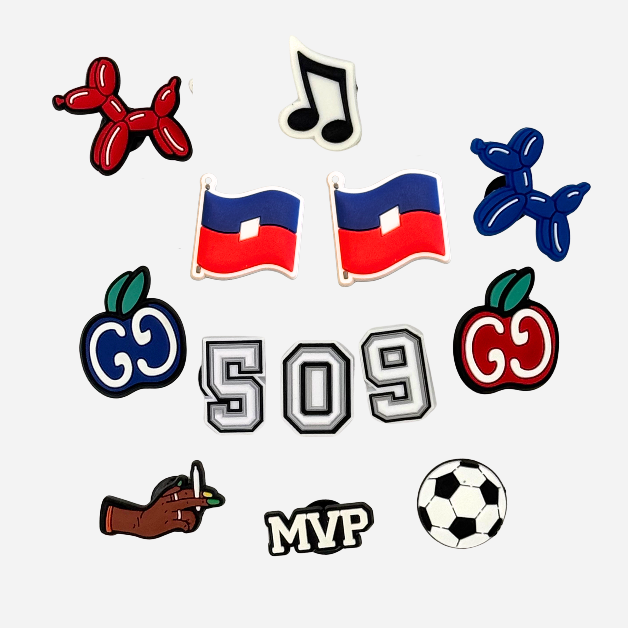 Pack of 10 Charms - Haiti