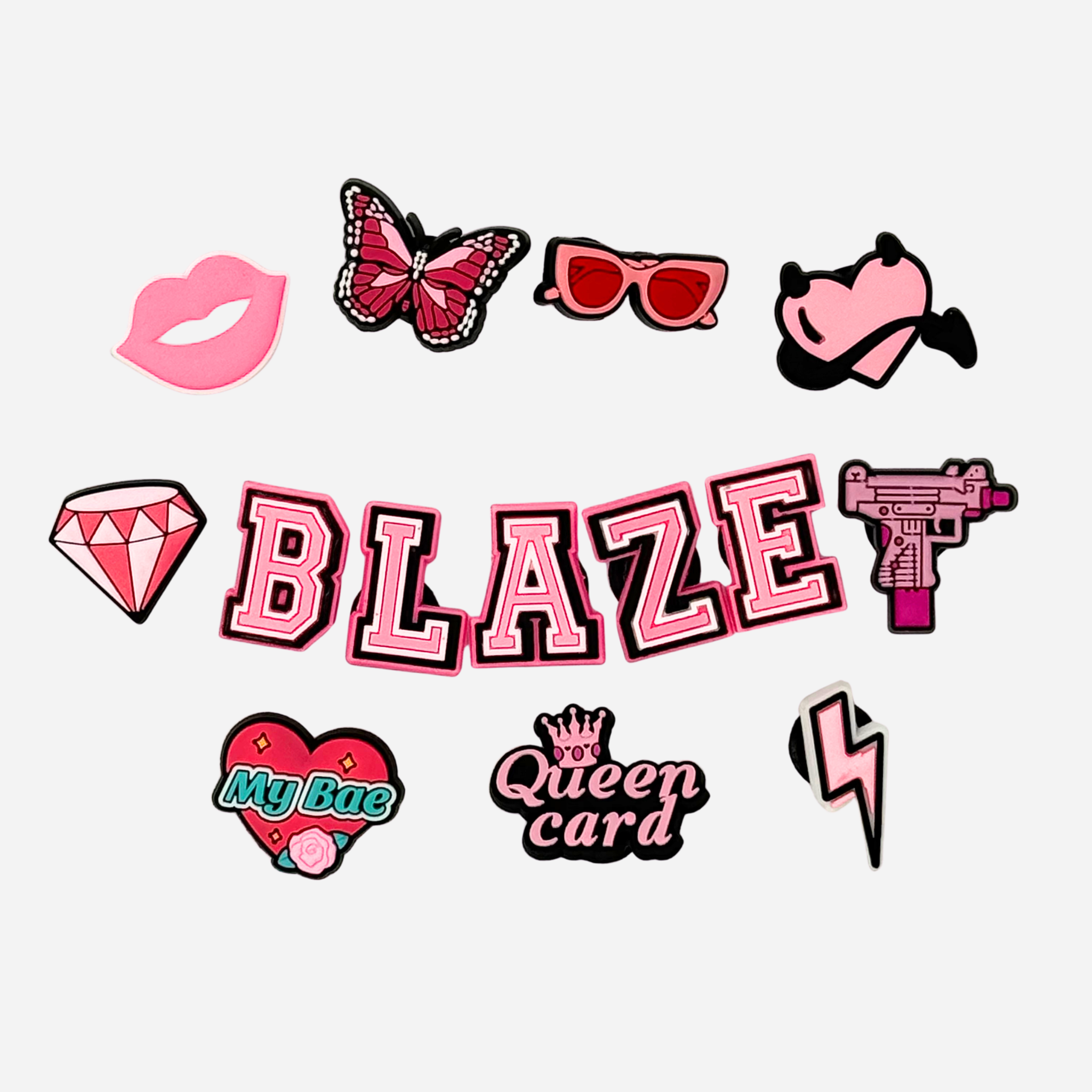 Pack of 13 Charms - Blaze Girly