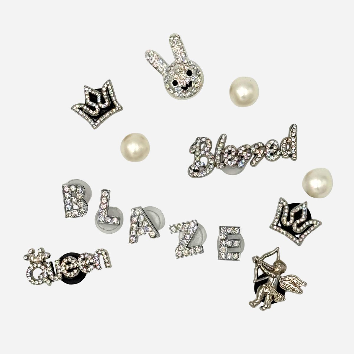 Pack of 14 Charms- Silver