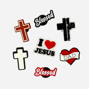 Pack of 7 Charms – Christian