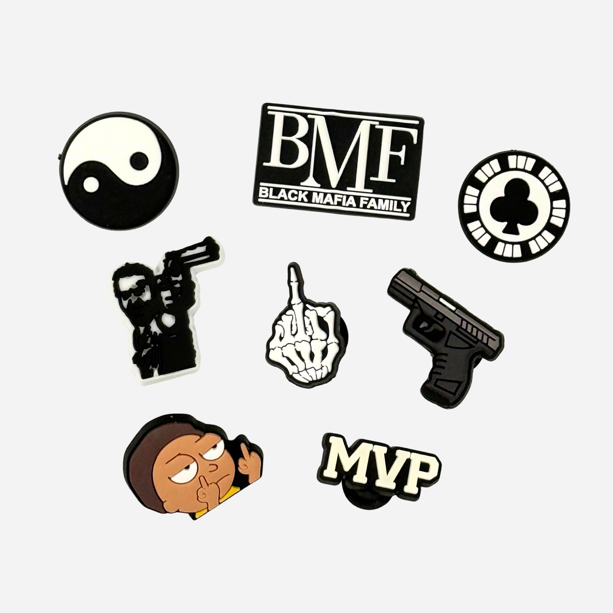 Pack of 8 Charms - BMF